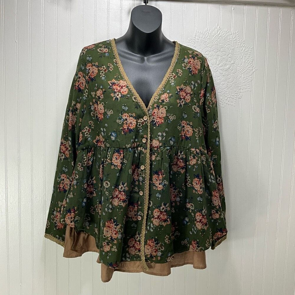 FLORHO Boho Long Sleeve Shirt